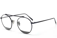 Aviator Black Metal Glasses #BS0406-0494