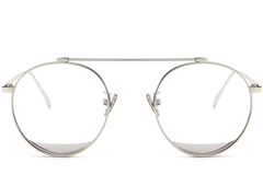 BS0406-0496_Silver_Aviator_Metal_Glasses_front