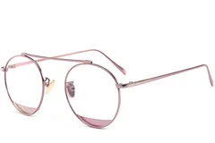 Lunettes aviateur en métal rose #BS0406-0497