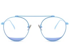 BS0406-0498_Blue_Aviator_Metal_Glasses_front