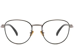 BS0406-0499_Grey_Oval_Metal_Glasses_front