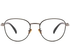 BS0406-0499_Grey_Oval_Metal_Glasses_front