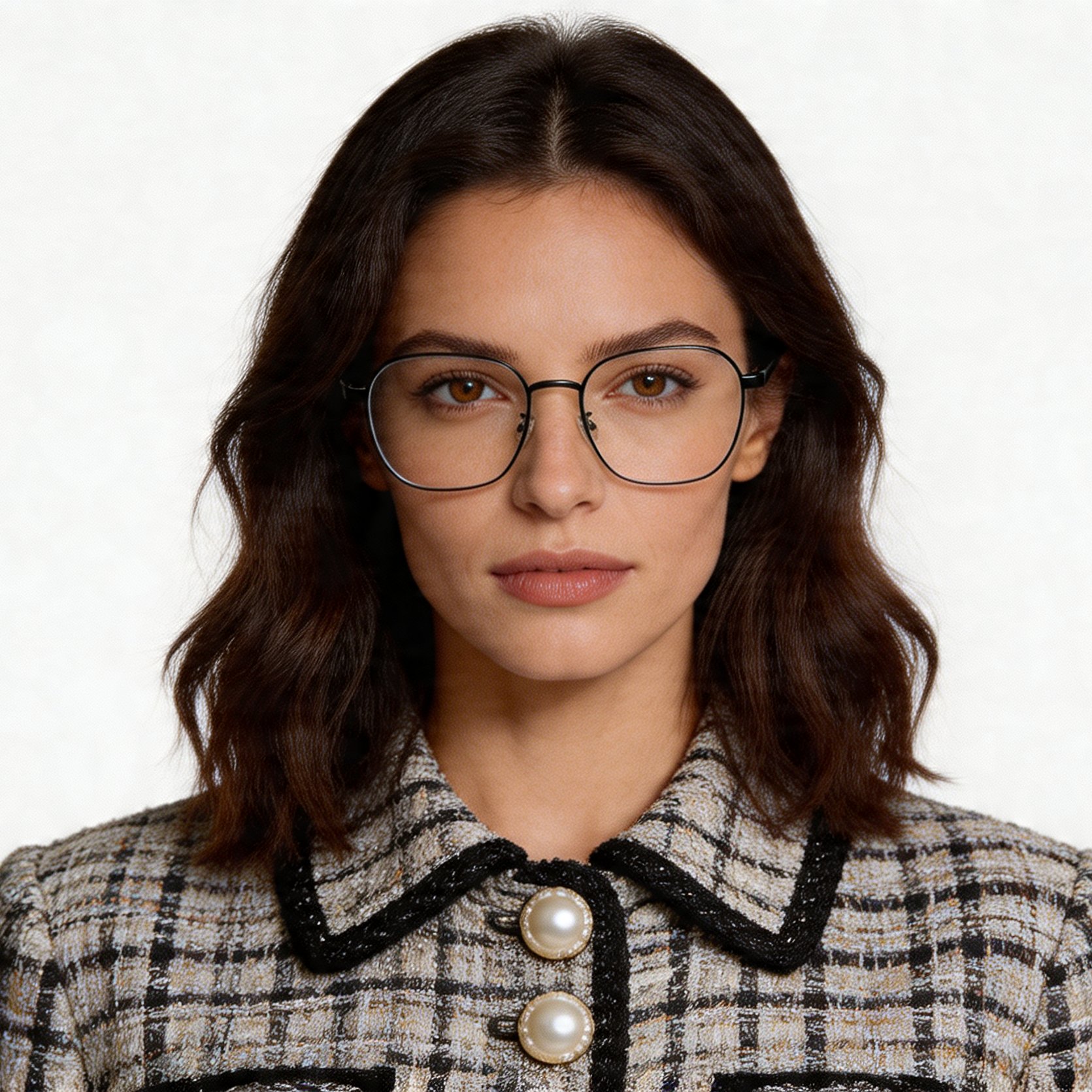 bs0406-0508_black_geometric_metal_glasses_model
