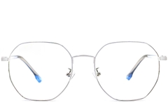 BS0406-0509_Silver_Geometric_Metal_Glasses_front