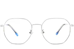 BS0406-0509_Silver_Geometric_Metal_Glasses_front