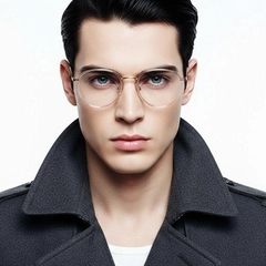 Oval Pink Metal Glasses #BS0406-0512