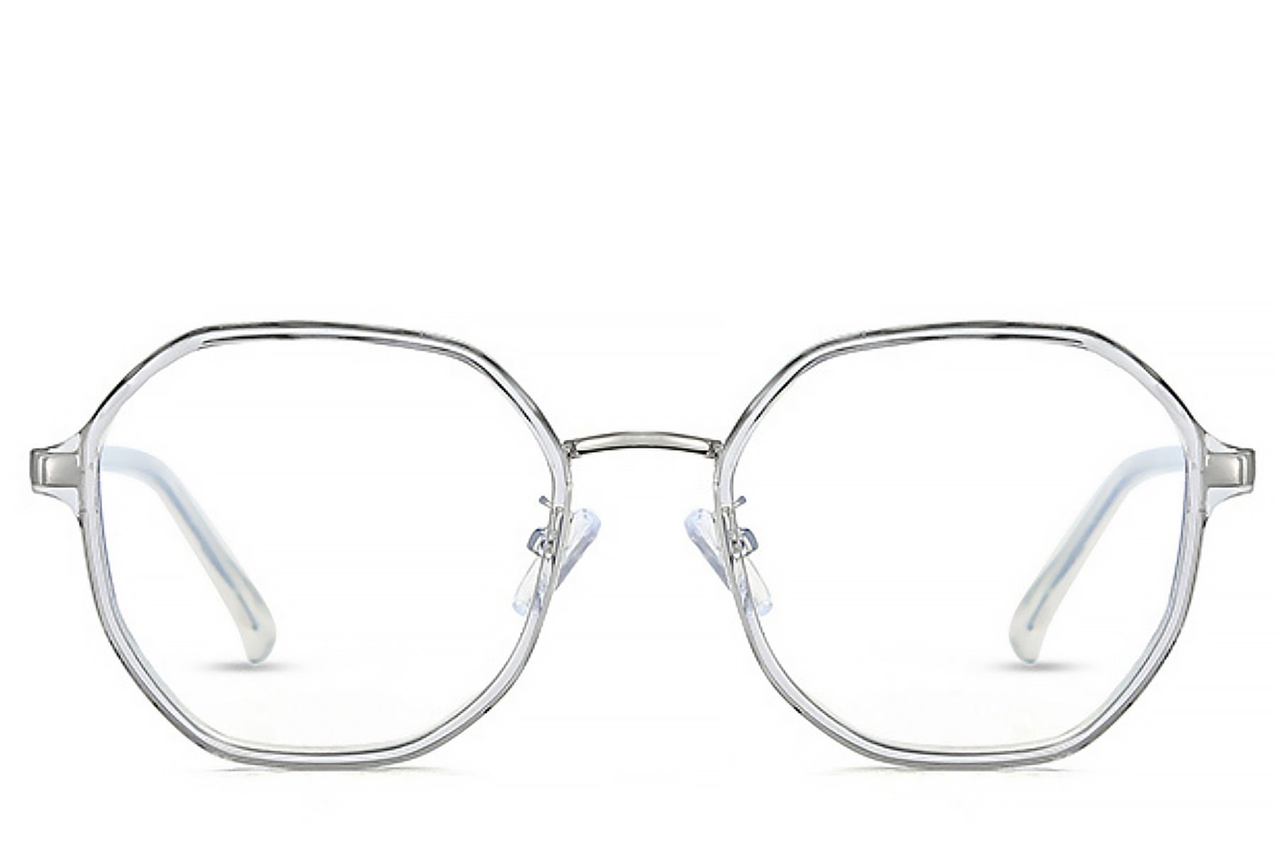 BS0406-0517_Grey_Geometric_Metal_Glasses_front