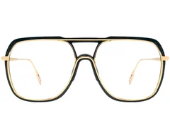 BS0406-0522_Black_Aviator_TR90_Glasses_front