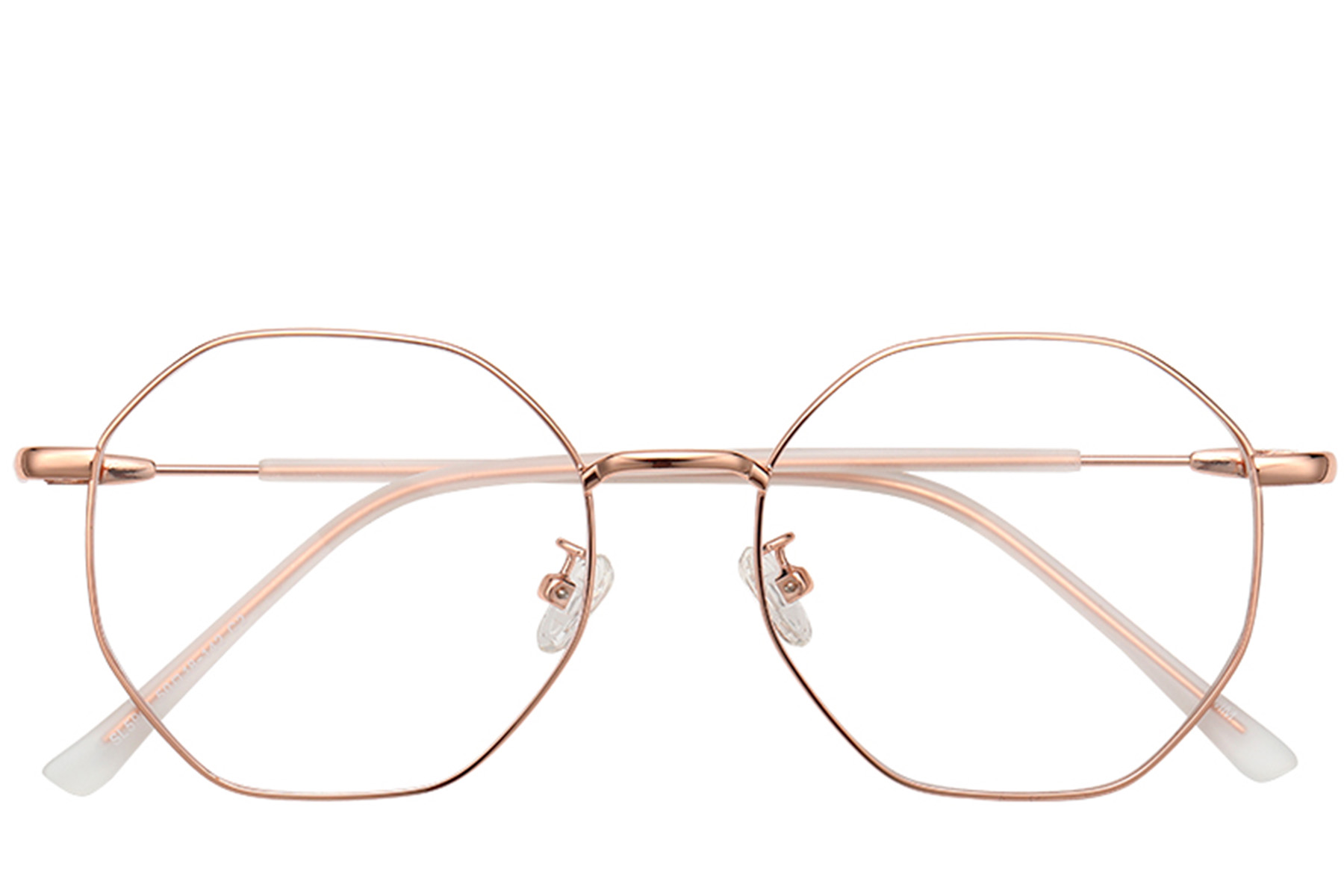 BS0406-0524_Pink_Geometric_Metal_Glasses_front