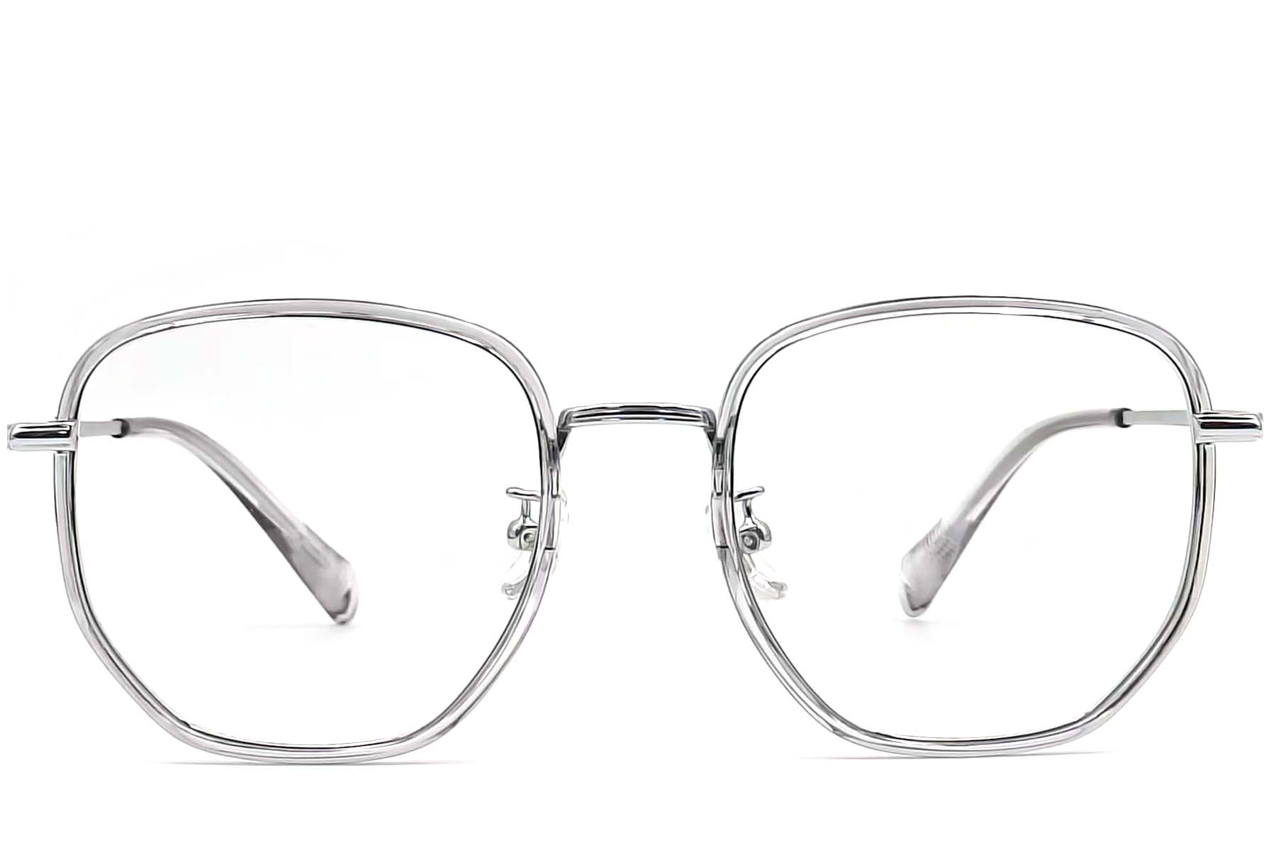 BS0406-0531_Grey_Geometric_Titanium_Glasses_front