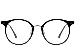 BS0406-0534_Black_Oval_TR90_Glasses_front