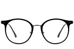 BS0406-0534_Black_Oval_TR90_Glasses_front