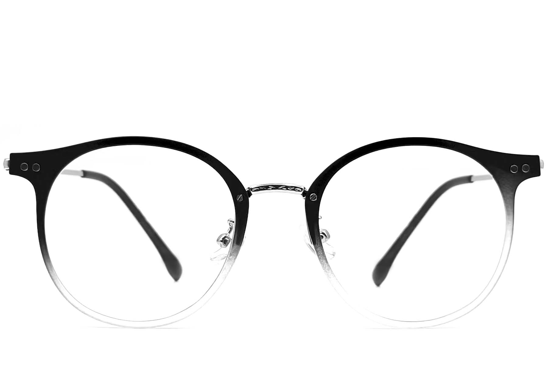 BS0406-0536_Black_Oval_TR90_Glasses_front