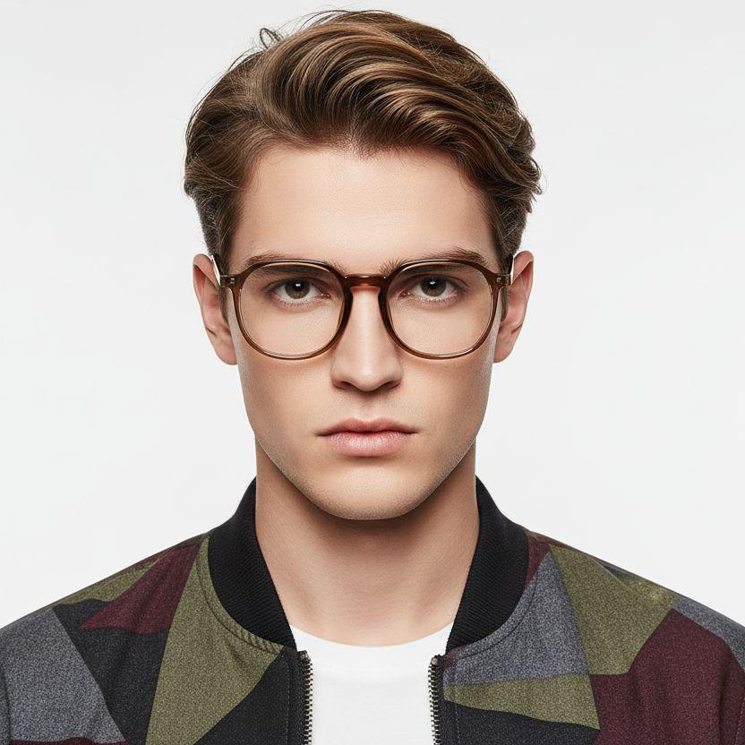 Rectangular Green TR90 Glasses #BS0406-0541