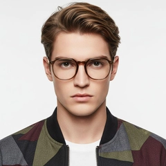 Rectangular Green TR90 Glasses #BS0406-0541