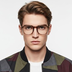 Gafas rectangulares TR90 verdes #BS0406-0541