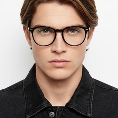 Gafas TR90 ovaladas negras #BS0406-0543