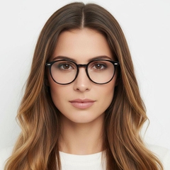 Gafas TR90 ovaladas negras #BS0406-0543