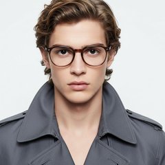 Oval Brown TR90 Glasses #BS0406-0544