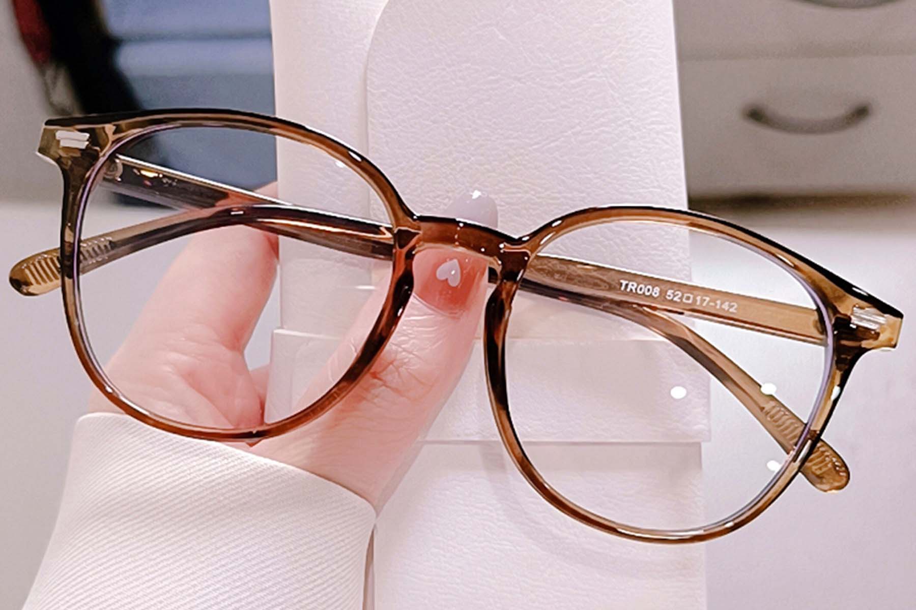 BS0406-0546_Green_Oval_TR90_Glasses_front