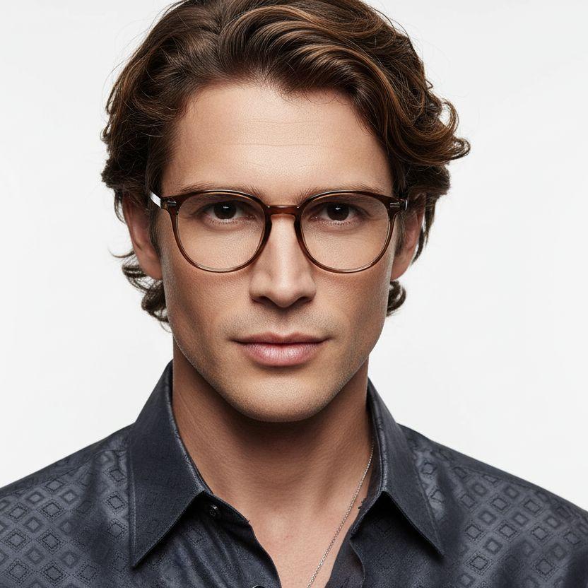 Oval Green TR90 Glasses #BS0406-0546