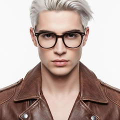 Rectangular Brown TR90 Glasses #BS0406-0549