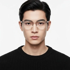 Rectangular Grey TR90 Glasses #BS0406-0550