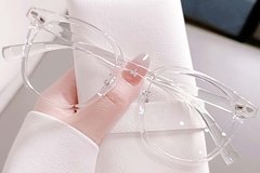 BS0406-0551_Transparent_Rectangular_TR90_Glasses_front