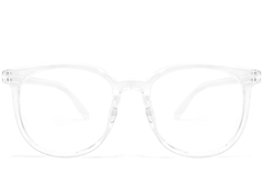 BS0406-0552_Transparent_Oval_TR90_Glasses_front