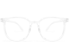 BS0406-0552_Transparent_Oval_TR90_Glasses_front