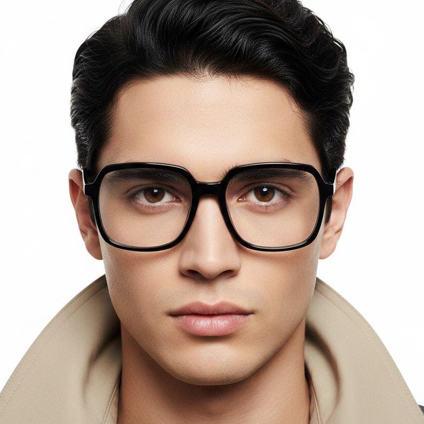 BS0406-0553_Black_Rectangular_TR90_Glasses_model