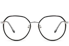 BS0406-0556_Black_Geometric_TR90_Glasses_front