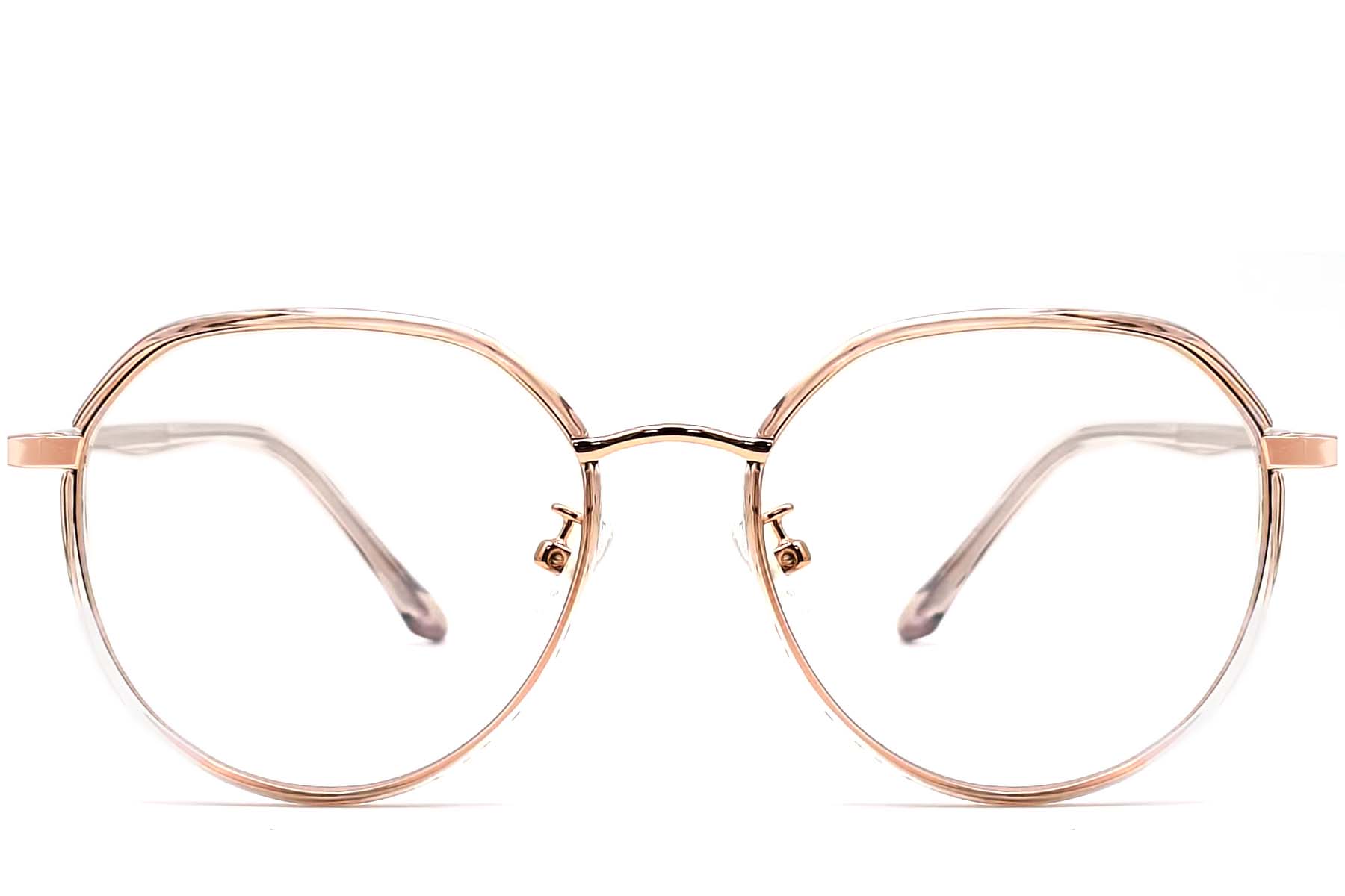 BS0406-0557_Brown_Geometric_TR90_Glasses_front