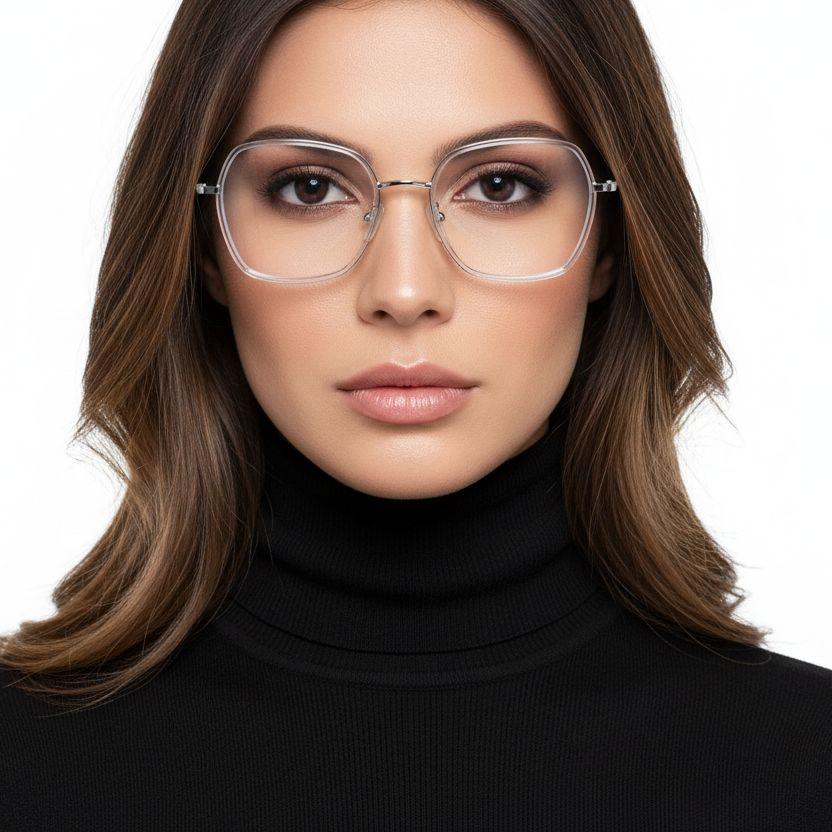 BS0406-0560_Transparent_Geometric_Metal_Glasses_model