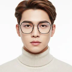 Geometric Silver Metal Glasses #BS0406-0564