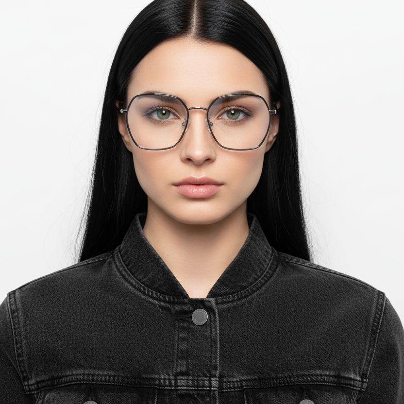 BS0406-0565_Blue_Geometric_Metal_Glasses_model