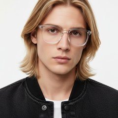 Rectangular Transparent TR90 Glasses #BS0406-0571