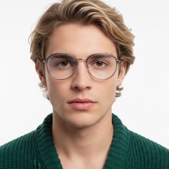 Oval Grey TR90 Glasses #BS0406-0575