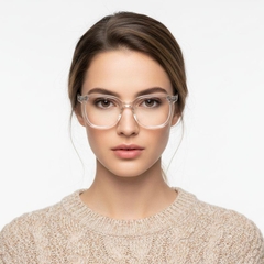 BS0406-0585_Transparent_Rectangular_TR90_Glasses_model