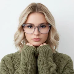 BS0406-0586_Grey_Rectangular_TR90_Glasses_model