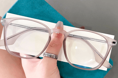 BS0406-0596_Grey_Rectangular_TR90_Glasses_front