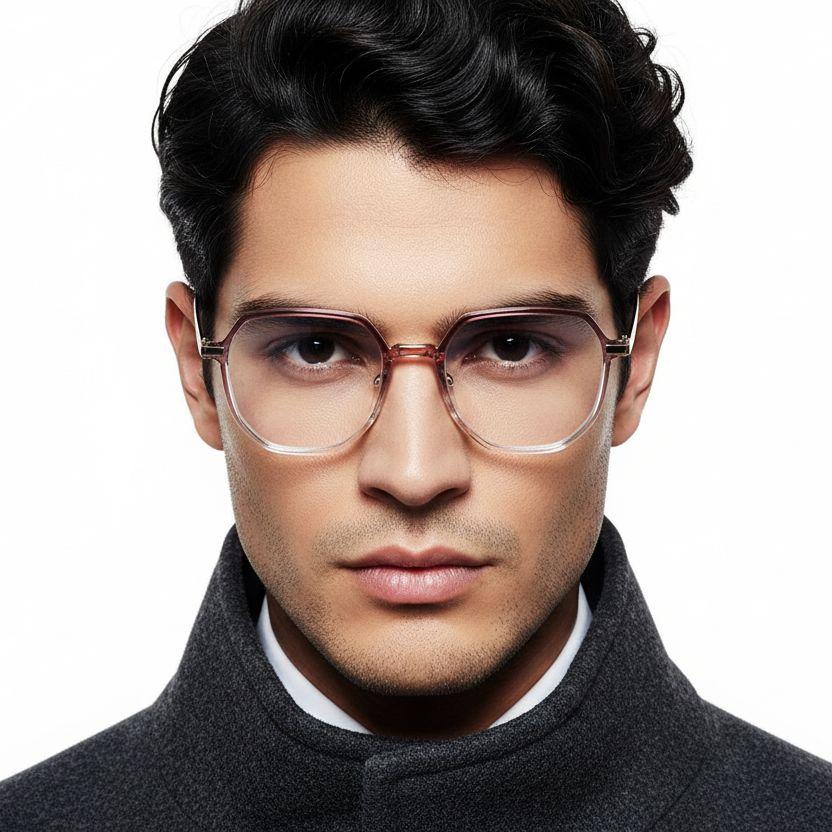 Gafas geométricas TR90 moradas #BS0406-0610