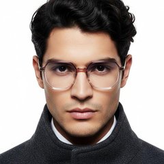 Geometric Purple TR90 Glasses #BS0406-0610