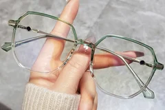 BS0406-0611_Green_Geometric_TR90_Glasses_front