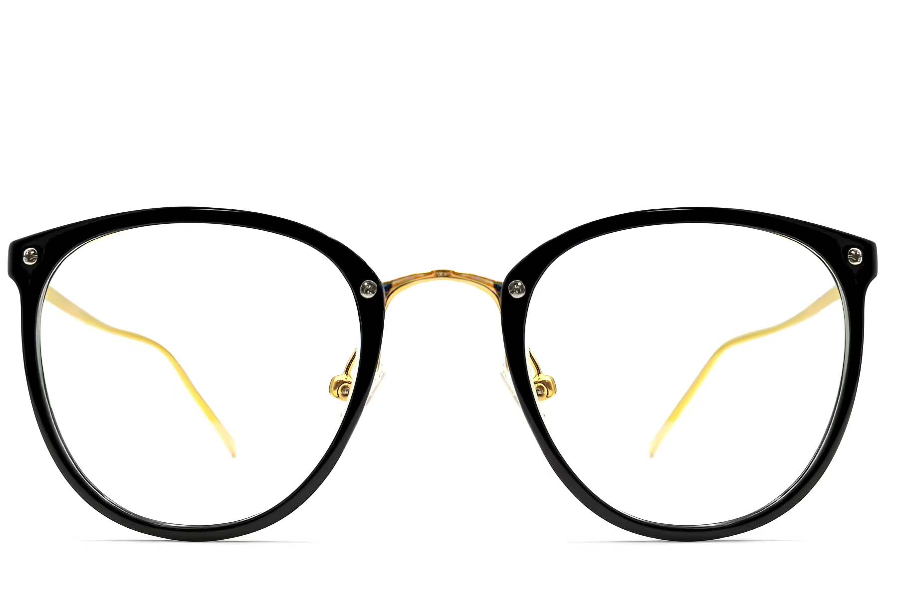 BS0406-0619_Black_Oval_TR90_Kids_Glasses_front