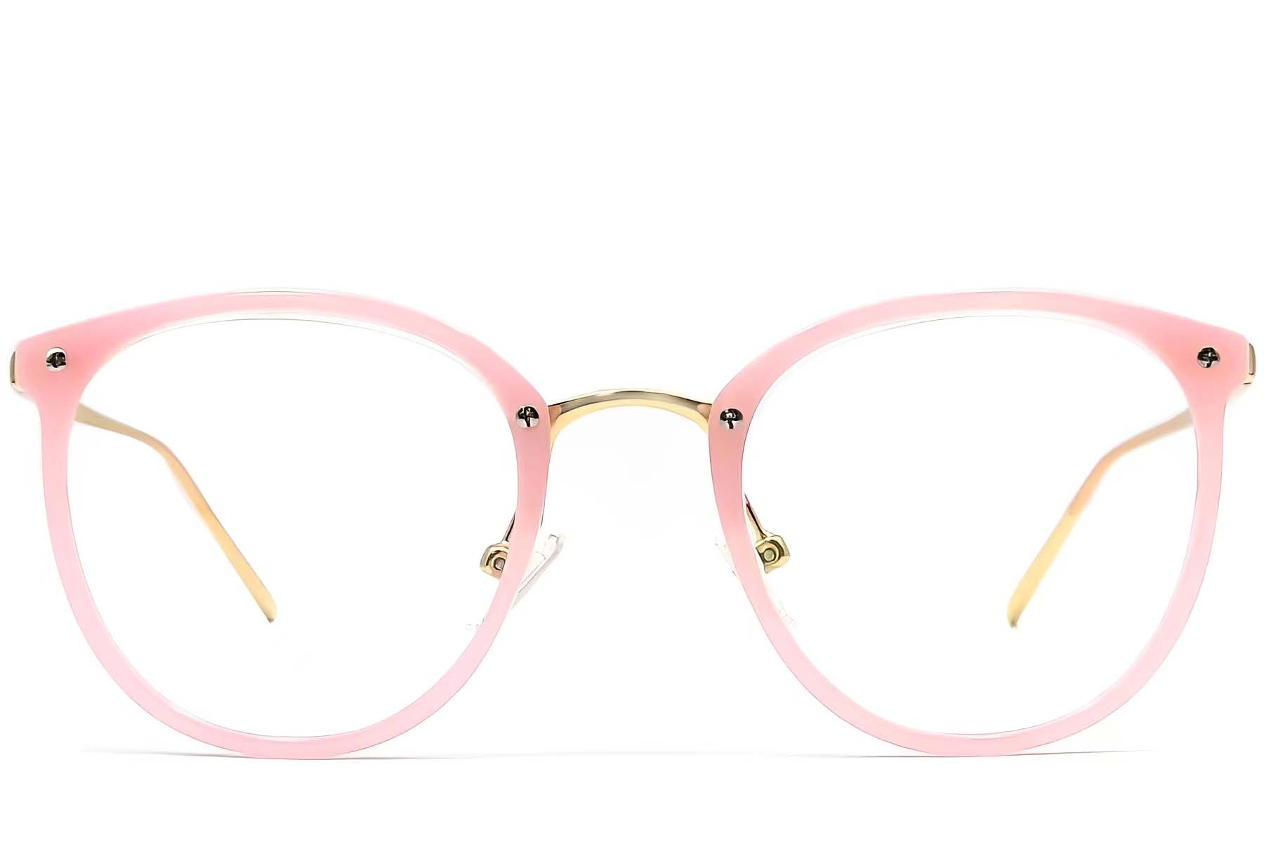 BS0406-0621_Pink_Oval_TR90_Kids_Glasses_front