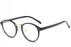Oval Black TR90 Glasses #BS0406-0624