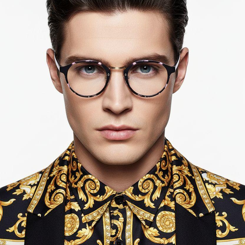 Gafas TR90 con patrón ovalado #BS0406-0625