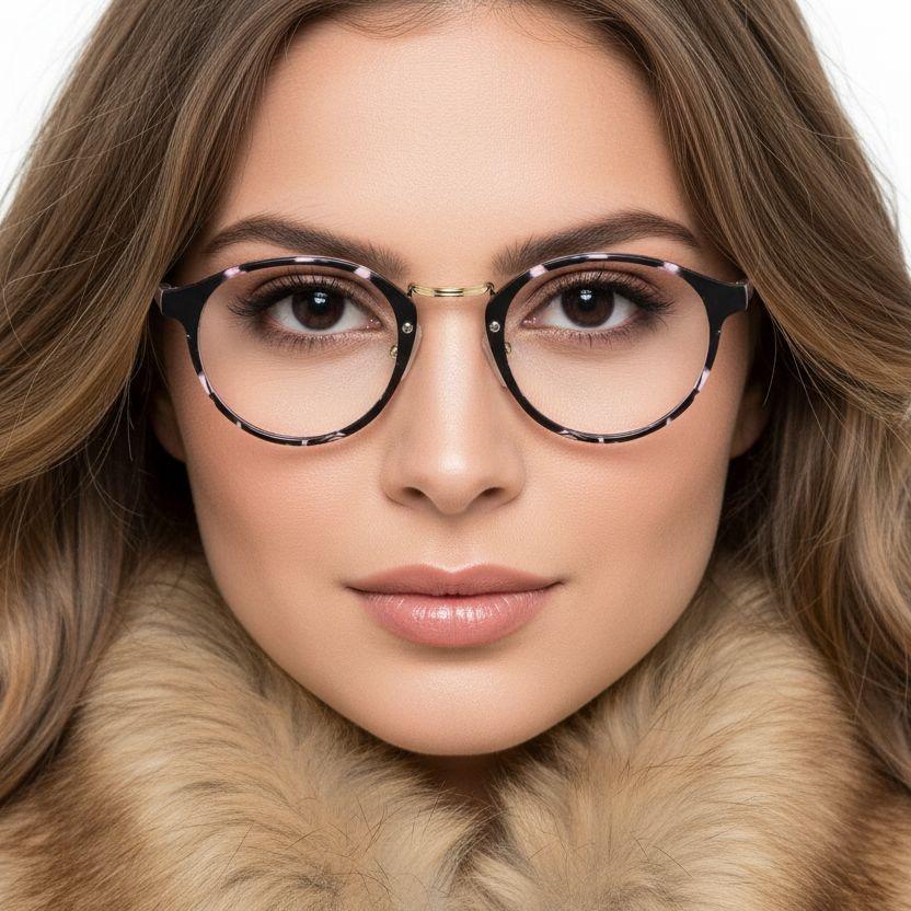 Gafas TR90 con patrón ovalado #BS0406-0625