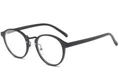 Oval Black TR90 Glasses #BS0406-0626